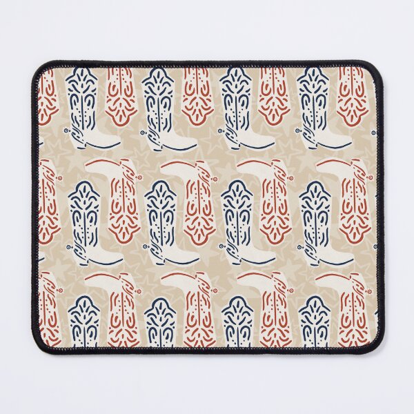 Item preview, Natural Cowboy Boot Wild West Pattern  designed and sold by Patternandflow.