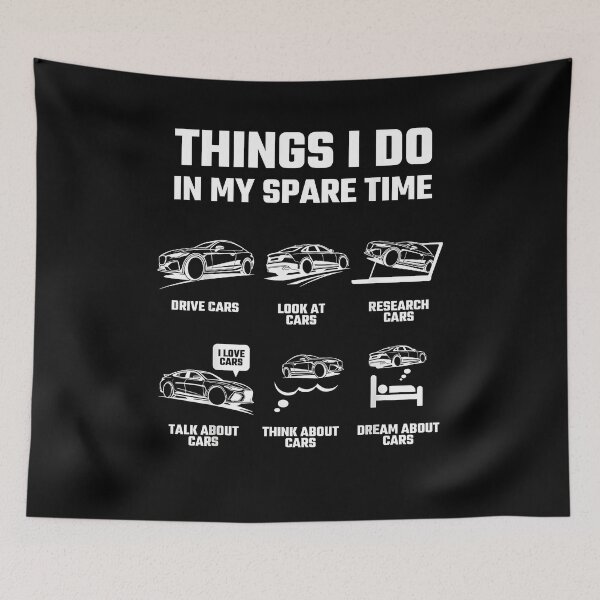 Item preview, Things I Do in My Spare Time Funny Car Lover Gift designed and sold by Goleon12.