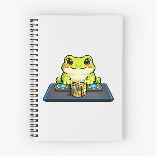 Item preview, Cute Frog Speedcubing Timer Start designed and sold by Ombrya.