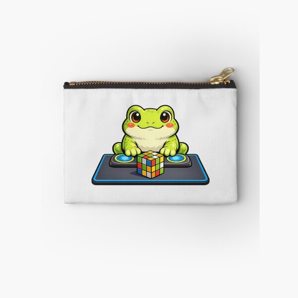 Item preview, Cute Frog Speedcubing Timer Start designed and sold by Ombrya.