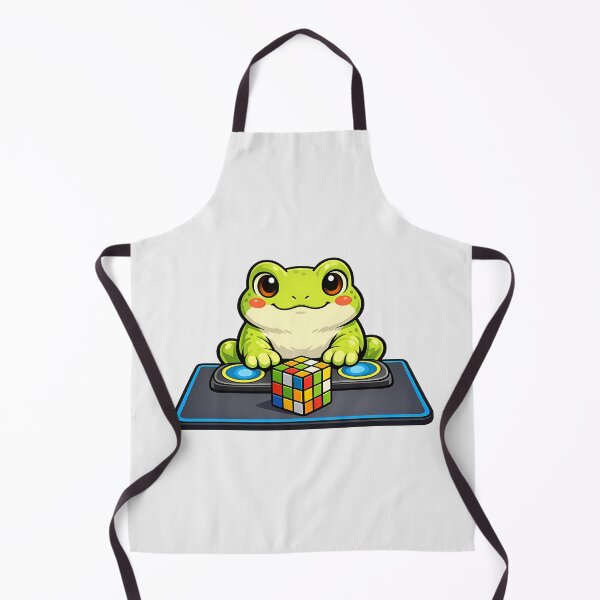 Item preview, Cute Frog Speedcubing Timer Start designed and sold by Ombrya.