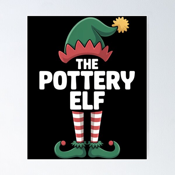 Item preview, Funny I_m The Pottery Elf Christmas Xmas designed and sold by tiekanamac.