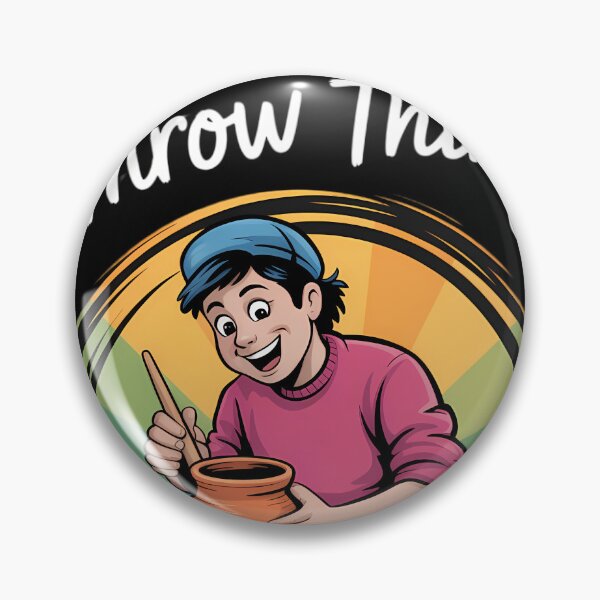 Item preview, Funny Pottery - Warning I Throw Things designed and sold by tiekanamac.