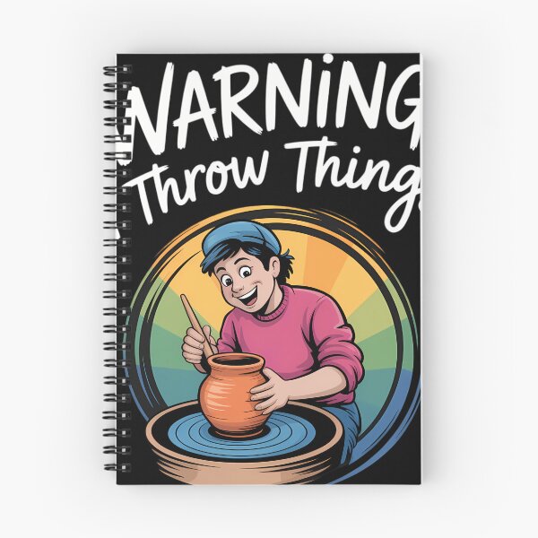 Item preview, Funny Pottery - Warning I Throw Things designed and sold by tiekanamac.