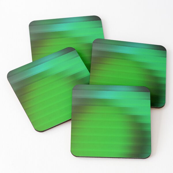 Item preview, Green and Blue Horizontal Lines with Dark Blur designed and sold by Zelmaroof.