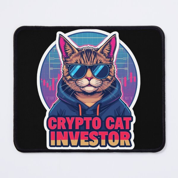Item preview, Crypto Cat Investor designed and sold by KapiPrint.