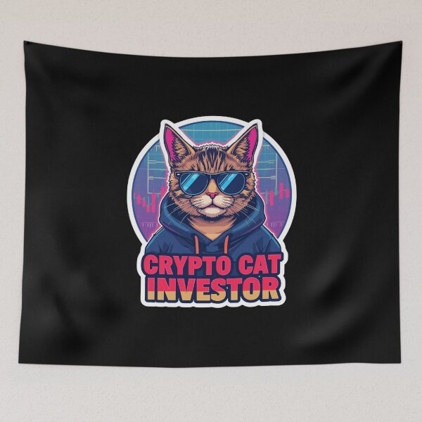 Item preview, Crypto Cat Investor designed and sold by KapiPrint.