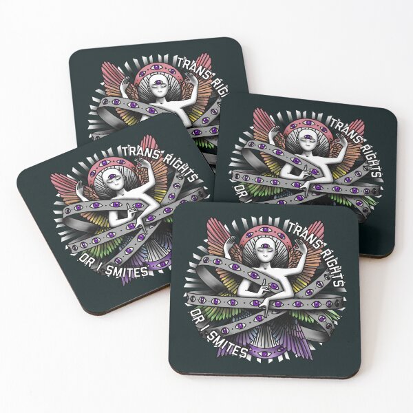Item preview, Trans Rights Or I Smites designed and sold by Art by Veya.