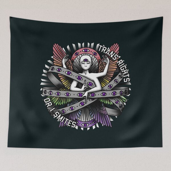 Item preview, Trans Rights Or I Smites designed and sold by Art by Veya.
