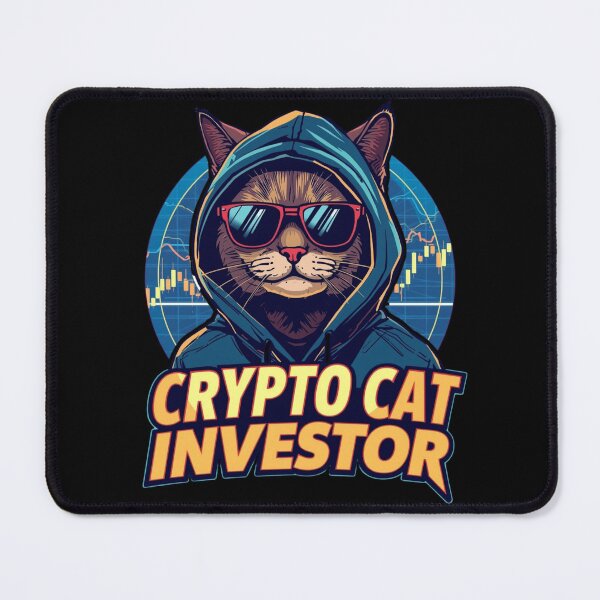 Item preview, Crypto Cat Investor designed and sold by KapiPrint.
