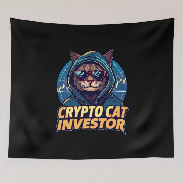 Item preview, Crypto Cat Investor designed and sold by KapiPrint.