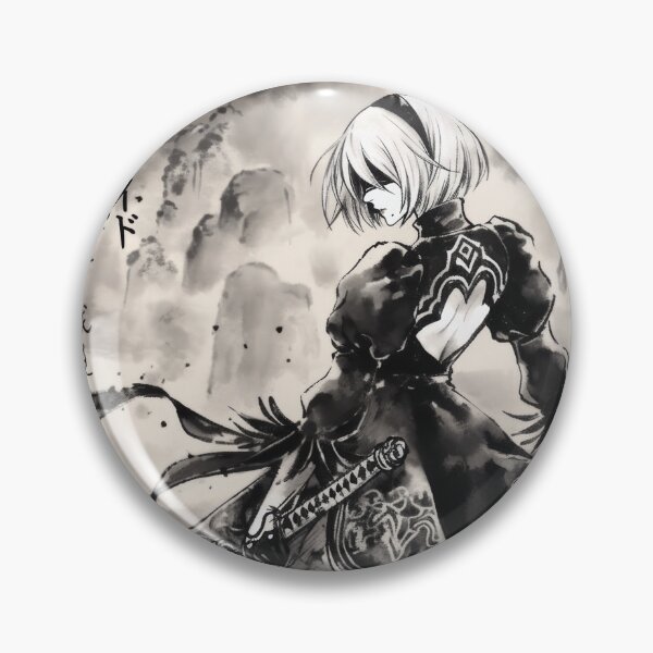 Artikelvorschau, 2B Sumi-e entworfen und verkauft von AnimeArsenalPrints.