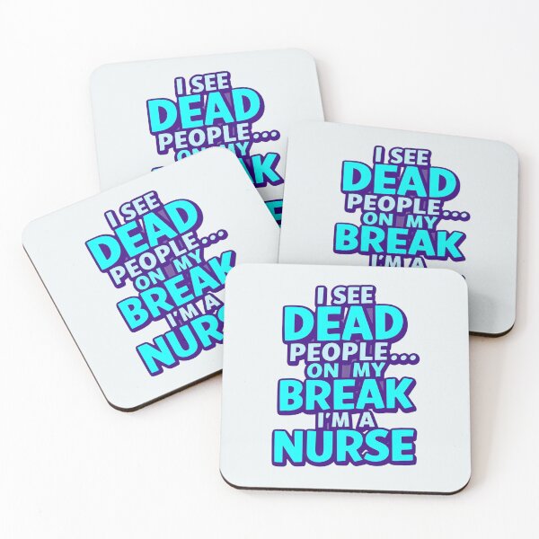 Item preview, Dark Humor Nurse Quote designed and sold by Zakrytos ★★★★★.