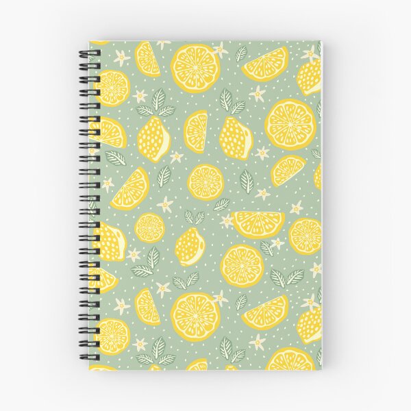 Item preview, Sage Green lemon summer picnic pattern  designed and sold by Patternandflow.
