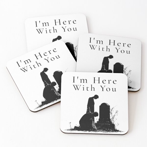 Item preview, I’m Here With You – Grief Support Silhouette designed and sold by WayOutWorks.