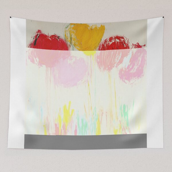 Item preview, Original Paintings by Cy Twombly, Cy Twombly Color Landscape Art designed and sold by OilArtLittle.