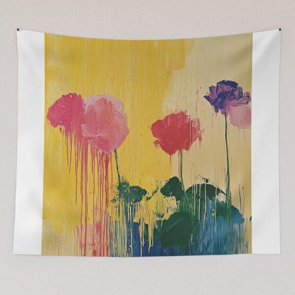 Item preview, Original Paintings by Cy Twombly, Cy Twombly Color Landscape Art designed and sold by OilArtLittle.