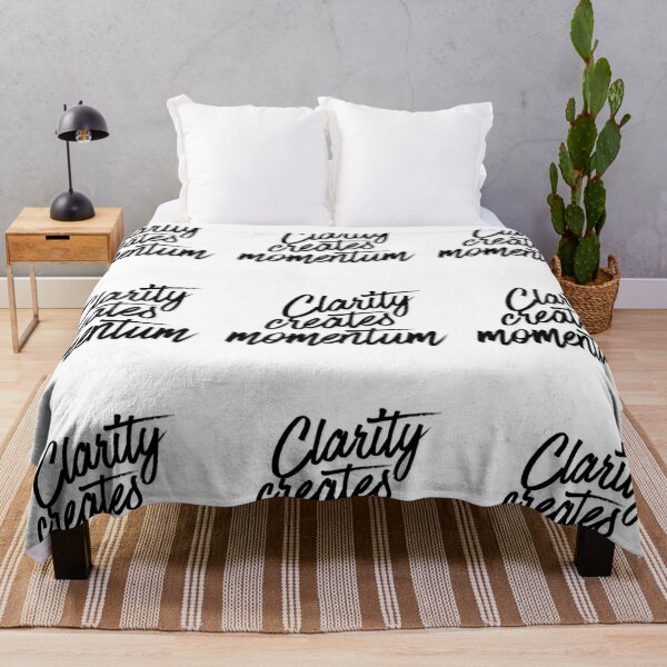 Item preview, Clarity Creates Momentum – Minimalist Focus & Growth Mindset Quote designed and sold by AXIS-EQUILIBRIO.