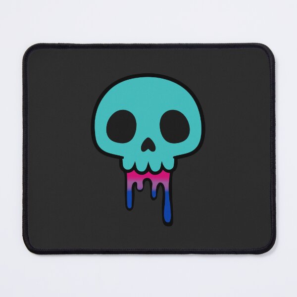 Item preview, Dripping Skull – Bisexual Pride Cute Dark Aesthetic Design designed and sold by Cannaxes Studio.