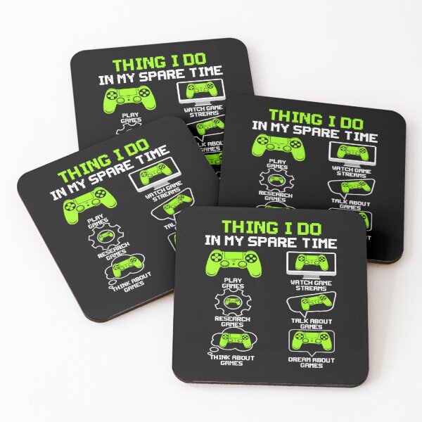 Item preview, Funny Gamer Things I Do In My Spare Time Gaming designed and sold by Goleon12.