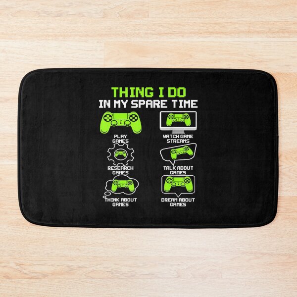 Item preview, Funny Gamer Things I Do In My Spare Time Gaming designed and sold by Goleon12.