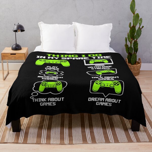 Item preview, Funny Gamer Things I Do In My Spare Time Gaming designed and sold by Goleon12.
