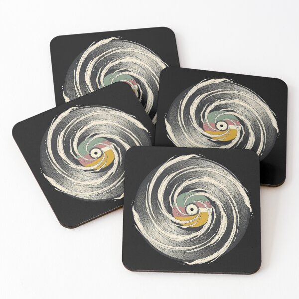 Item preview, Vintage Vinyl Record Centrifugal Spiral Stipple Art designed and sold by Mora Atelier Designs.