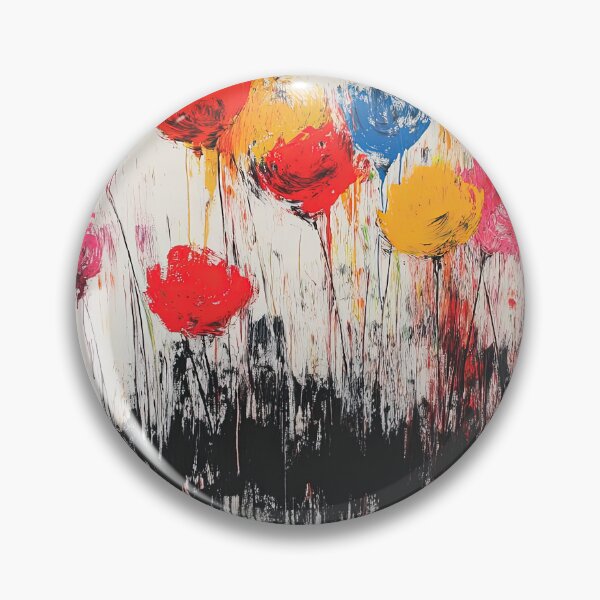 Item preview, Original Paintings by Cy Twombly, Cy Twombly Color Landscape Art designed and sold by OilArtLittle.