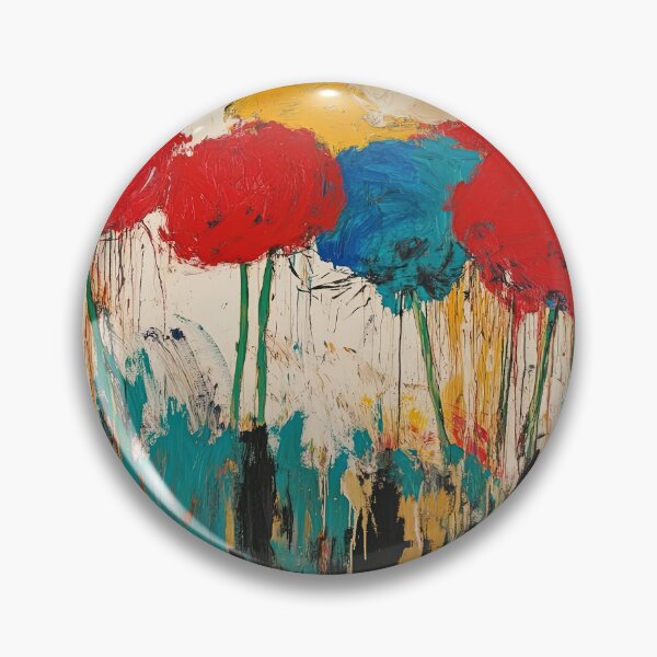 Item preview, Original Paintings by Cy Twombly, Cy Twombly Color Landscape Art designed and sold by OilArtLittle.