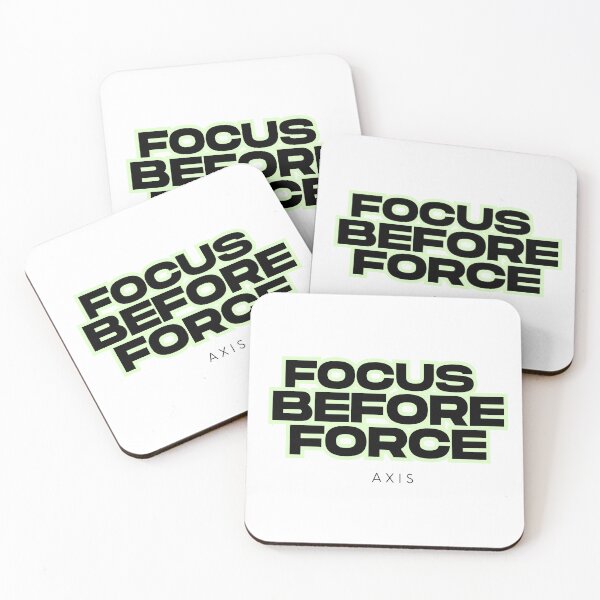Item preview, Focus Before Force – Minimalist Discipline & Strategy Mindset Quote designed and sold by AXIS-EQUILIBRIO.
