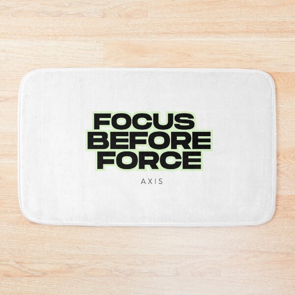 Item preview, Focus Before Force – Minimalist Discipline & Strategy Mindset Quote designed and sold by AXIS-EQUILIBRIO.