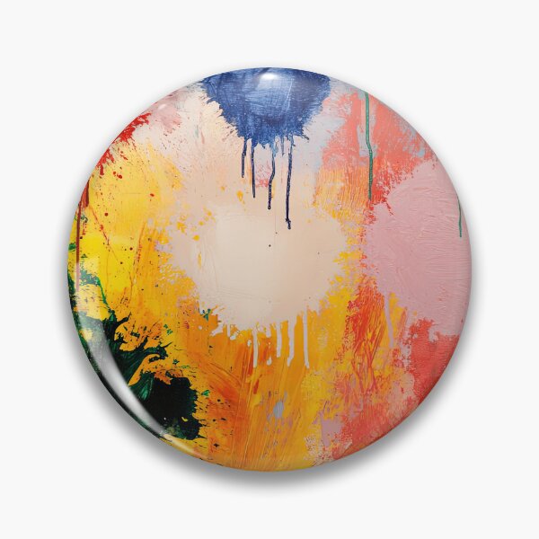 Item preview, Original Paintings by Cy Twombly, Cy Twombly Color Landscape Art designed and sold by OilArtLittle.