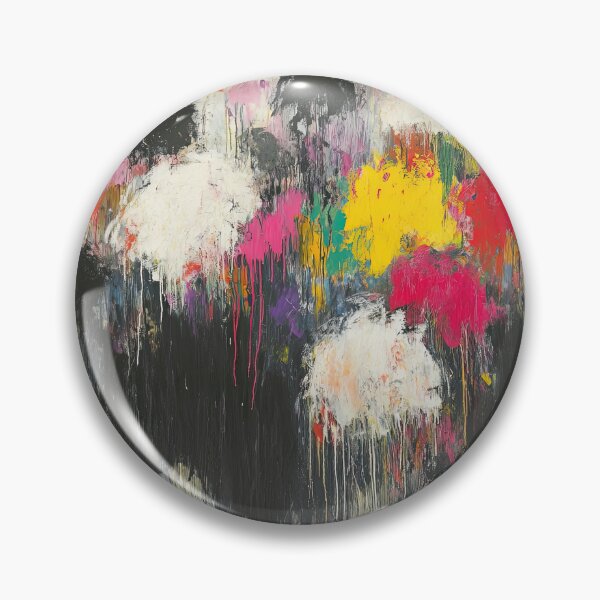 Item preview, Original Paintings by Cy Twombly, Cy Twombly Color Landscape Art designed and sold by OilArtLittle.
