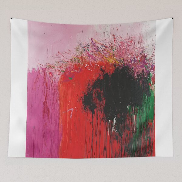 Item preview, Original Paintings by Cy Twombly, Cy Twombly Color Landscape Art designed and sold by OilArtLittle.