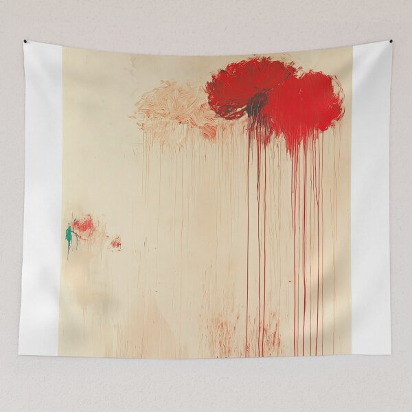 Item preview, Original Paintings by Cy Twombly, Cy Twombly Color Landscape Art designed and sold by OilArtLittle.
