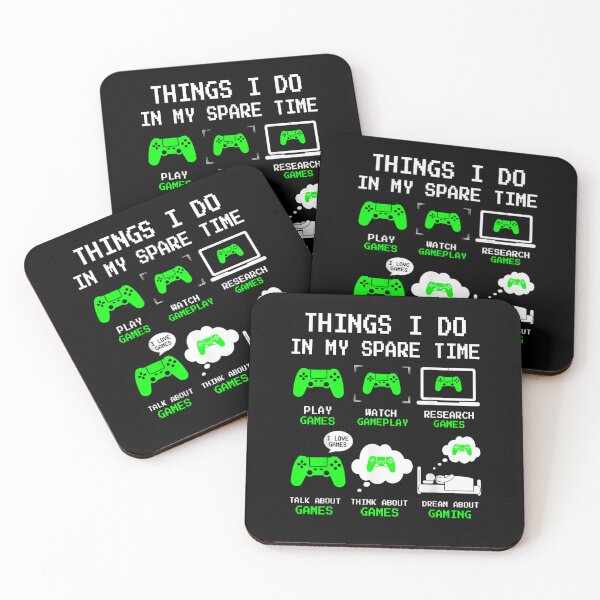 Item preview, Things I Do in My Spare Time Gaming Funny Gamer Boys Kid Men designed and sold by Goleon12.