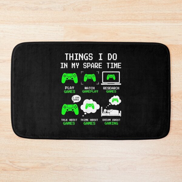 Item preview, Things I Do in My Spare Time Gaming Funny Gamer Boys Kid Men designed and sold by Goleon12.