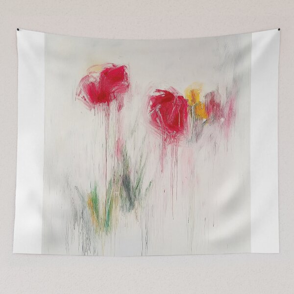 Item preview, Original Paintings by Cy Twombly, Cy Twombly Color Landscape Art designed and sold by OilArtLittle.