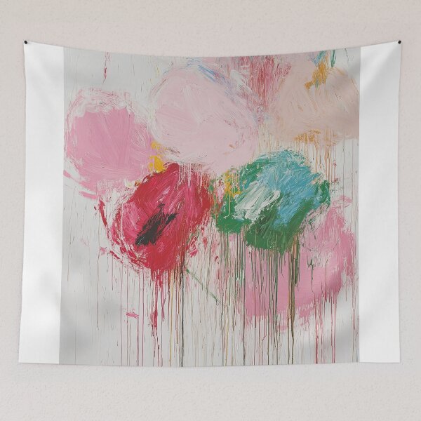 Item preview, Original Paintings by Cy Twombly, Cy Twombly Color Landscape Art designed and sold by OilArtLittle.