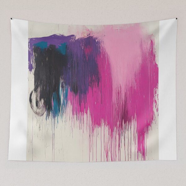 Item preview, Original Paintings by Cy Twombly, Cy Twombly Color Landscape Art designed and sold by OilArtLittle.