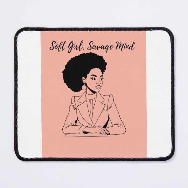 Item preview, Soft Girl Savage Mind Funny Sarcastic Women T-Shirt designed and sold by MoodWearHub.