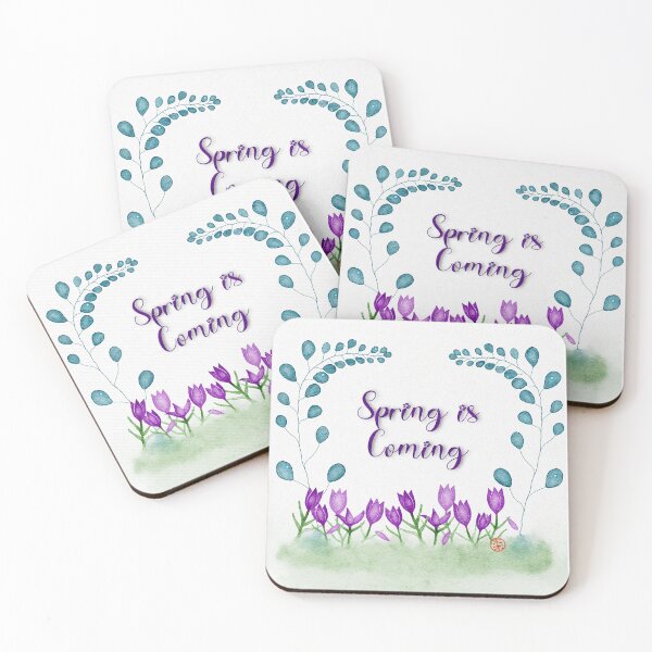 Item preview, Spring is Coming: Spring Awakening Watercolor designed and sold by Nekogobido.