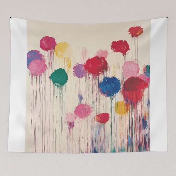 Item preview, Original Paintings by Cy Twombly, Cy Twombly Color Landscape Art designed and sold by OilArtLittle.