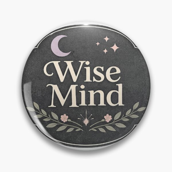 Item preview, Wise Mind DBT Mental Health Sticker designed and sold by ArcanePrintsxo.