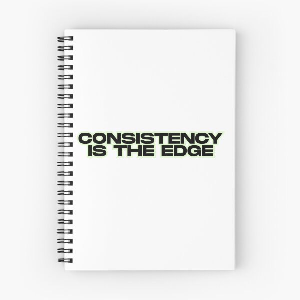 Item preview, Consistency Is the Edge – Minimalist Discipline & Competitive Mindset Quote designed and sold by AXIS-EQUILIBRIO.