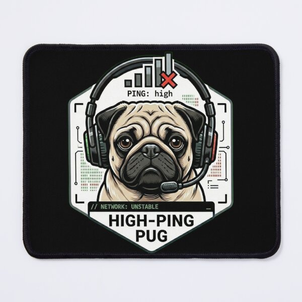 Item preview, High-Ping Pug designed and sold by Christopher Faxon.