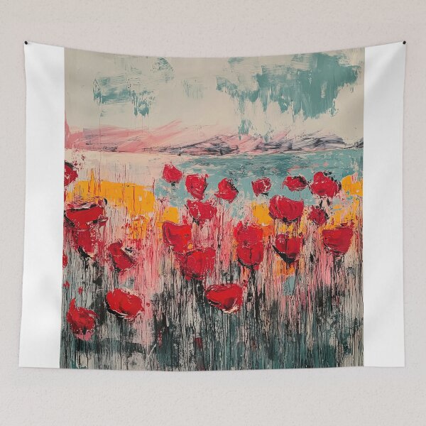 Item preview, Original Paintings by Cy Twombly, Cy Twombly Color Landscape Art designed and sold by OilArtLittle.