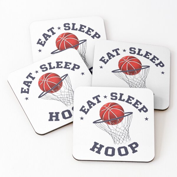 Item preview, Eat Sleep Hoop Basketball Quote Design – Sports Lifestyle Graphic designed and sold by IvannaMoroz.