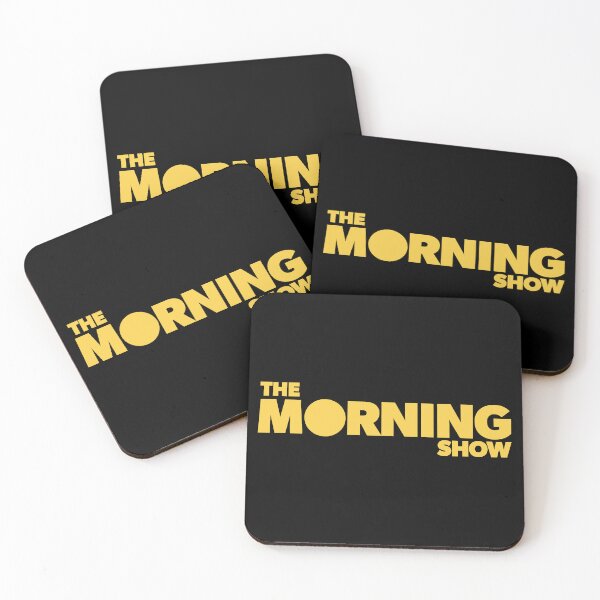 Item preview, The Morning Show Yellow Bold Typography Logo designed and sold by billyawoodwrd.