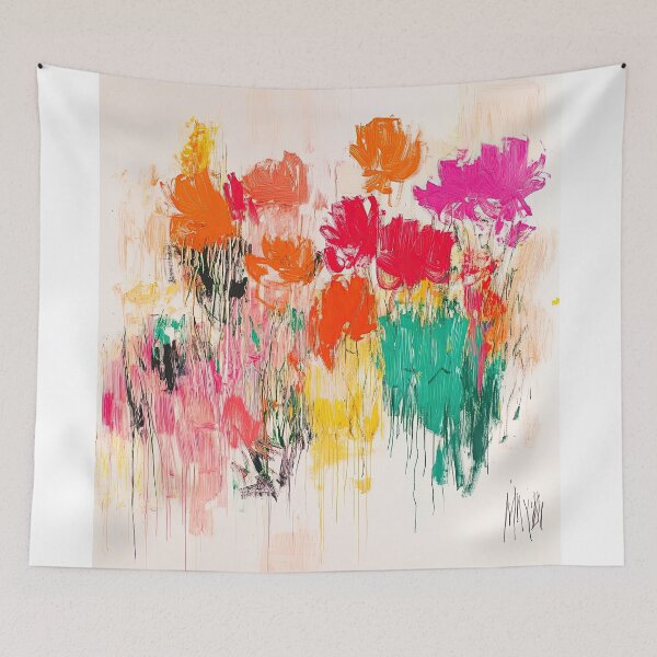 Item preview, Original Paintings by Cy Twombly, Cy Twombly Color Landscape Art designed and sold by OilArtLittle.